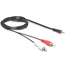 DeLock 3.5mm - 2RCA 1,5m