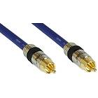 InLine Premium 50 Ohm Coax 1RCA - 1RCA 7m