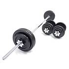 Bodymax Deluxe Hammertone Barbell/ Dumbbell Kit 50kg