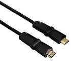 Hama 3 Stars HDMI - HDMI High Speed with Ethernet (2x swivel) 3m