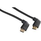 Hama 3 Stars HDMI - HDMI High Speed with Ethernet (angled) 1,5m