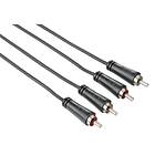 Hama 1 Star Shielded 2RCA - 2RCA 0.75m