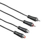 Hama 1 Star Shielded 2RCA - 2RCA M-F 5m