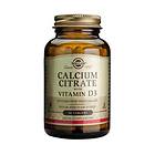 Solgar Calcium Citrate with Vitamiini D3 60 Tabletit