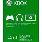 Microsoft Xbox Live Gold 12+2 Months Card