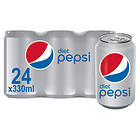 Pepsi Diet Can 0.33l 24-pack