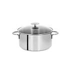 Cristel Mutine Fixe Casserole 6,6L (avec couvercle)