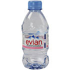 Evian Natural Mineral Water 0.33l 24-pack