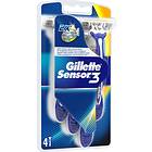 Gillette Sensor 3 Nitro Disposable 4-pack