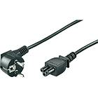 Goobay CEE 7/7 (angled) - IEC C5 1,8m