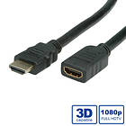 Roline Value HDMI - HDMI High Speed with Ethernet M-F 5m