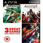 Uncharted/Assassin's Creed II/NFS: Hot Pursuit - Charity Pack (PS3)