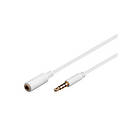 MicroConnect Shielded 3.5mm - 3.5mm M-F Extension 5m