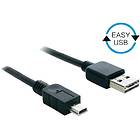 DeLock Easy-USB USB A - USB Mini-B 2.0 1m