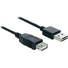 DeLock Easy-USB USB A - USB A M-F 2.0 2m