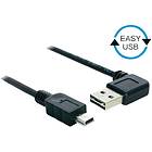 DeLock Easy-USB USB A (angled) - USB Mini-B 2.0 2m