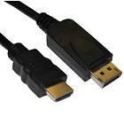 Videk HDMI - DisplayPort 1m