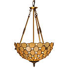Oaks Lighting Tiffany Jewel Semi Flush 14