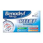 Benadryl Allergy Relief Acrivastine 24 Capsules