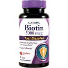 Natrol Biotin 5000mcg Fast Dissolve 90 Tabletter