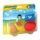 Playmobil 1.2.3 6796 Enfant avec chien