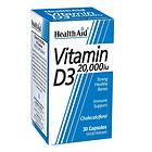 HealthAid Vitamin D3 20000IU 30 Capsules