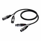 Procab Basic SIG58 2XLR - 2XLR M-F 1m