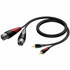 Procab Classic SIG44 2XLR - 2RCA 3m