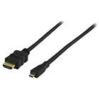 Valueline Gold HDMI - HDMI Micro Haute vitesse avec Ethernet 3m