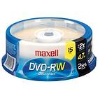 Maxell DVD-RW 4,7GB 2x 15-pakning Spindel