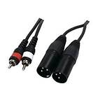 HQ Music 2XLR - 2RCA 1,5m