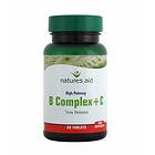 Natures Aid High Potency Vitamin B Complex + C 30 Tabletter