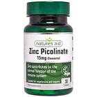 Natures Aid Zinc Picolinate 15mg 30 Tabletter
