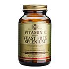 Solgar Vitamin E with Yeast Free Selenium Vegetable 100 Kapslar