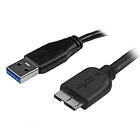 StarTech SuperSpeed Slim USB A - USB Micro-B 3.0 0.5m