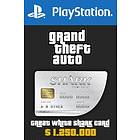 Grand Theft Auto Online: Great White Shark Cash Card - $1,250,000 (PS4)