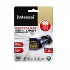 Intenso Premium SDHC Class 10 UHS-I U1 16GB