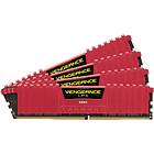 Corsair Vengeance LPX Red DDR4 2666MHz 4x4GB (CMK16GX4M4A2666C15R)