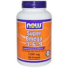 Now Foods Super Omega 3-6-9 180 Kapslar