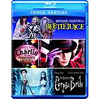 Beetlejuice + Charlie and the Chocolate Factory + Corpse Bride (US) (Blu-ray)