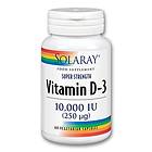 Solaray Vitamin D-3 10000IU 60 Capsules