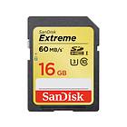 SanDisk Extreme SDHC Class 10 UHS-I U3 60/40MB/s 16GB
