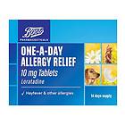 Boots One-A-Day Hayfever Relief 10mg Loratadine 14 Tablets