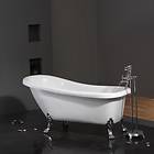 Bathlife Tassbadkar Ideal 153x67 (Vit/Krom)