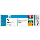 HP 91 (Matte Black) 3-pack