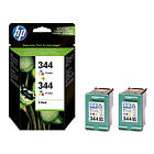 HP 344 (3-Colour) 2-pack