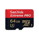 SanDisk Extreme Pro microSDXC Class 10 UHS-I U3 95Mo/s 64Go