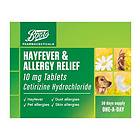 Boots Hayfever And Allergy Relief Cetirizine Hydrochloride 30 Tablets