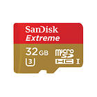 SanDisk Extreme microSDHC Class 10 UHS-I U3 60/40Mo/s 32Go