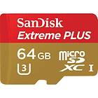 SanDisk Extreme microSDXC Class 10 UHS-I U3 60/40Mo/s 64Go